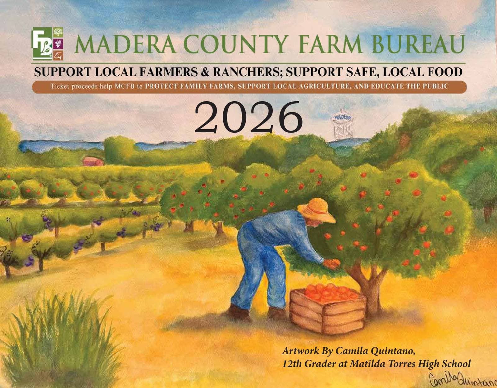 Cover, Art Calendar Winner