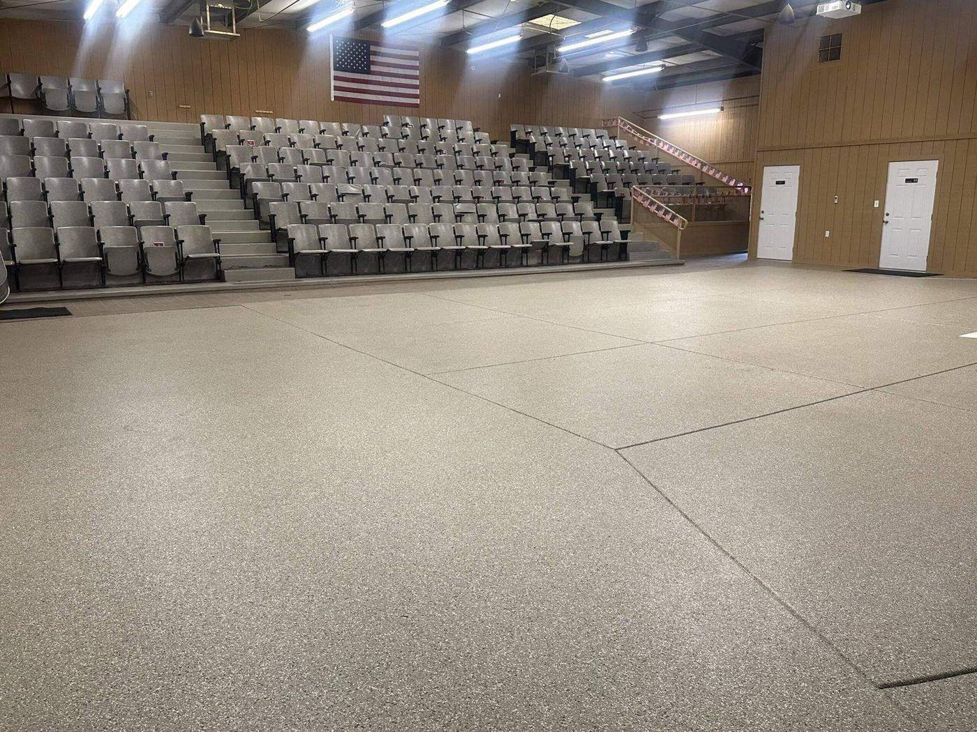 MCFB Pavilion barn interior