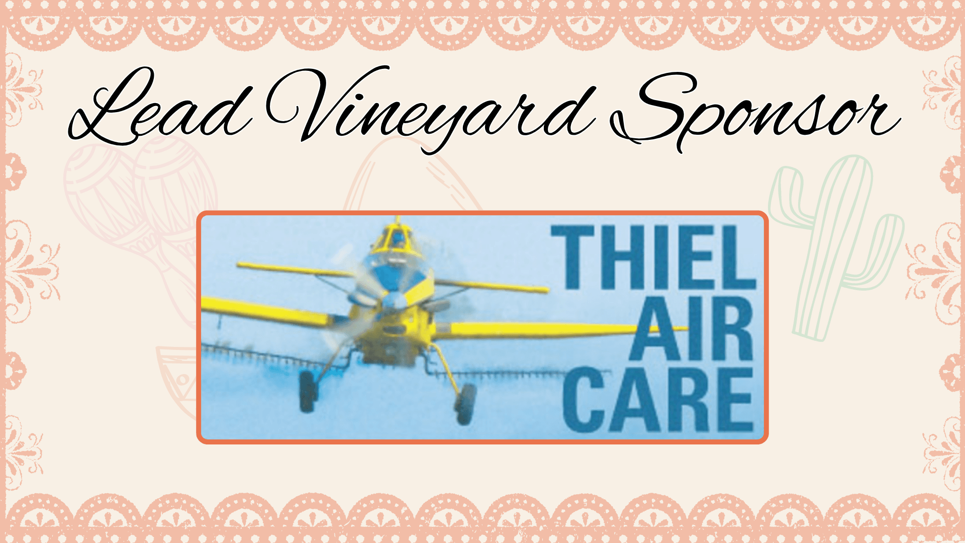 Lead Vineyard Sponsor — Thiel Air Care