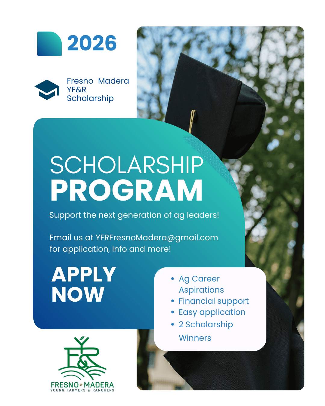2026 Fresno Madera YF&R Scholarship Program