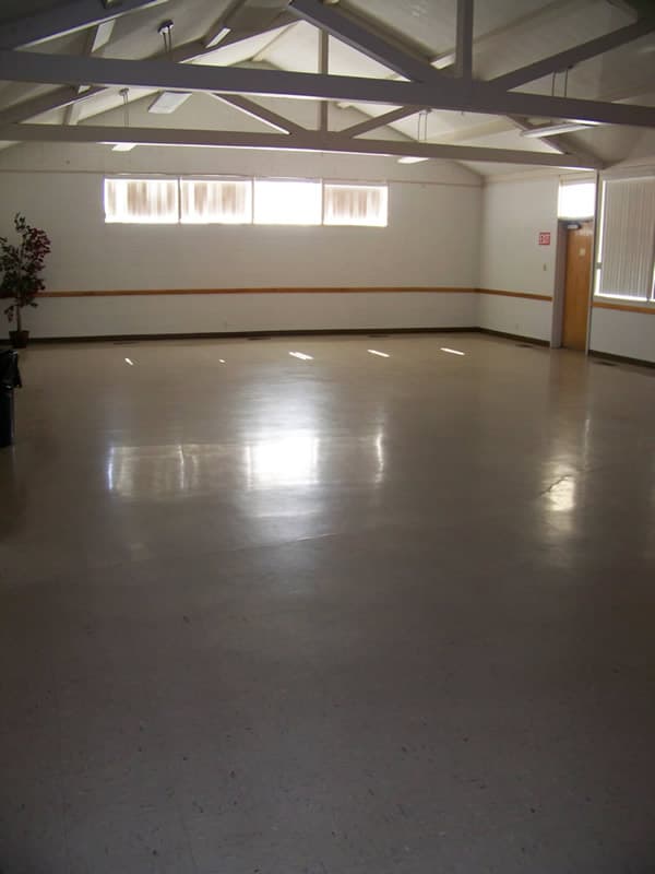 Hall interior tall view